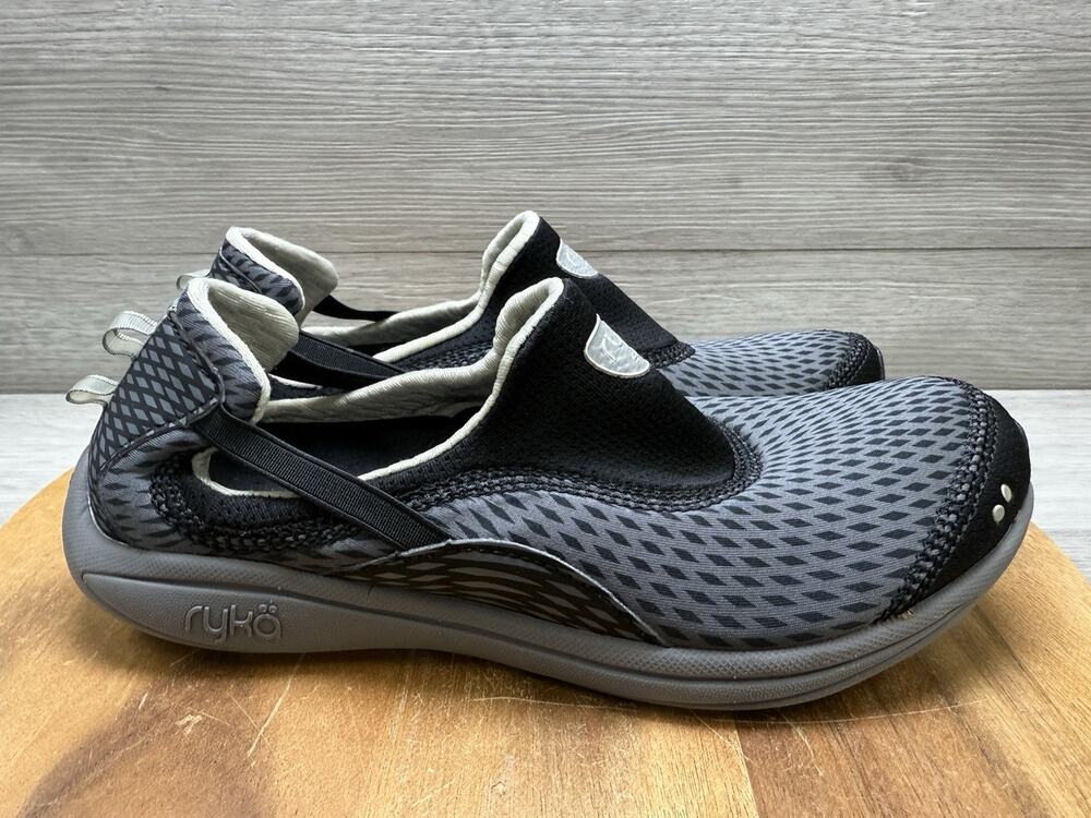 Ryka Slip On Rocsoc Black/Gray Women Size 7